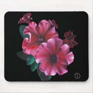 Tapis de souris fleur de pétunia