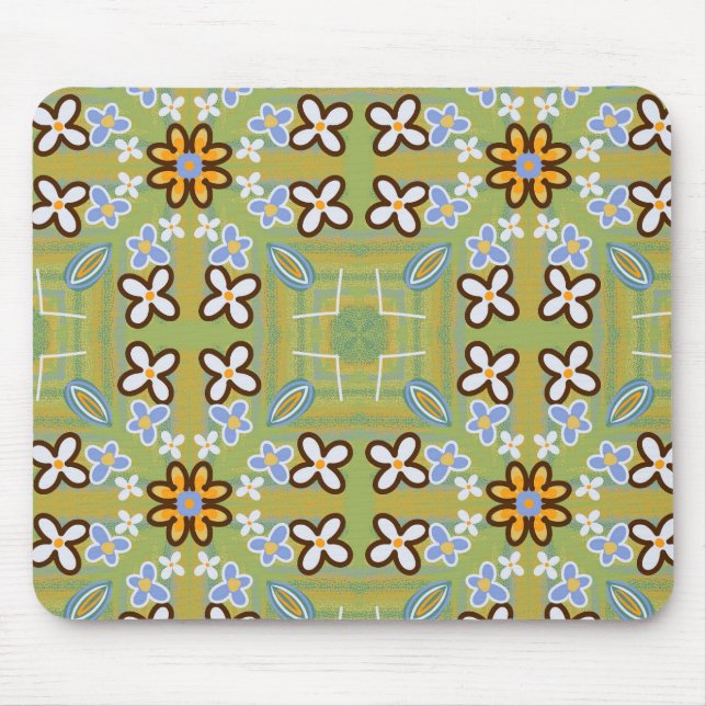 Tapis De Souris Fleur de pouvoir (Devant)