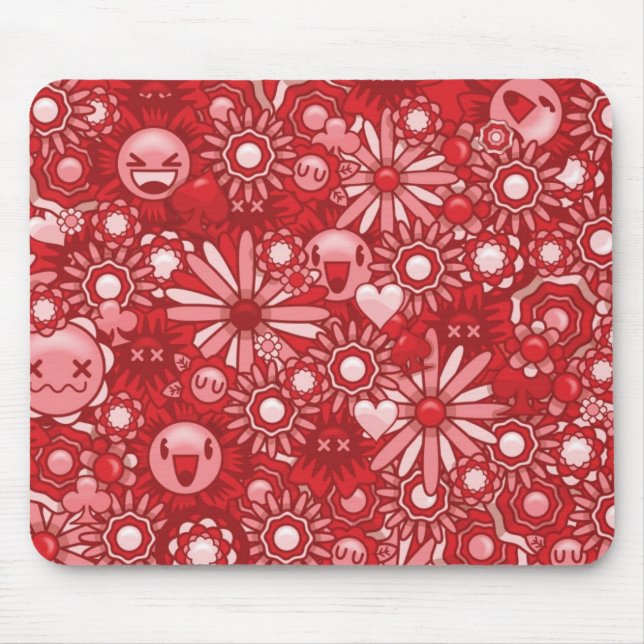 Tapis De Souris Fleur de puissance de Clooci (Devant)