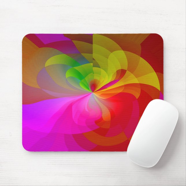 Tapis De Souris Fleur de rideau de soie (Avec souris)
