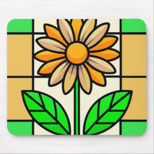 Tapis De Souris Fleur de verre tendu