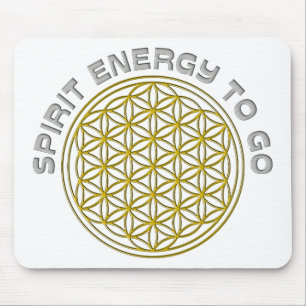 Tapis De Souris FLEUR DE VIE - ÉNERGIE SPIRITUELLE À EMporter