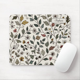 Tapis De Souris Fleur de vigne fantaisiste personnalisée