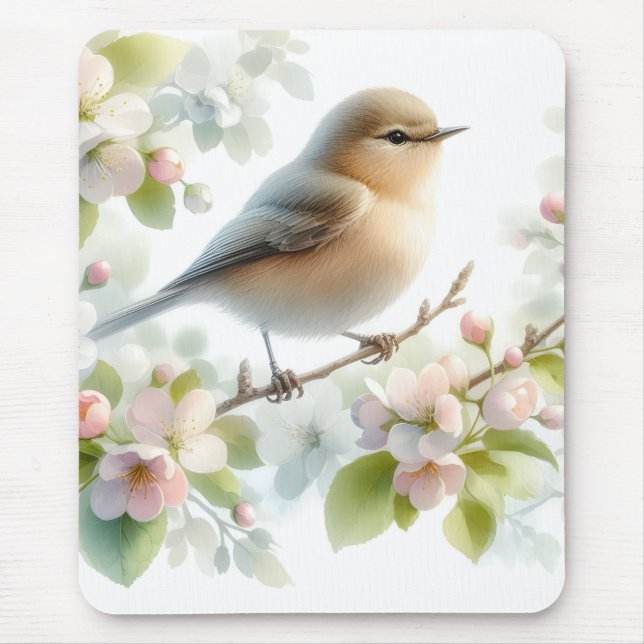 Tapis De Souris Fleur d'eau de cerisier à floraison printanière (Devant)