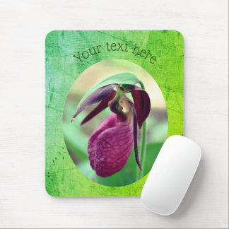 Tapis De Souris Fleur d'orchidée rose Lady Personnalisée