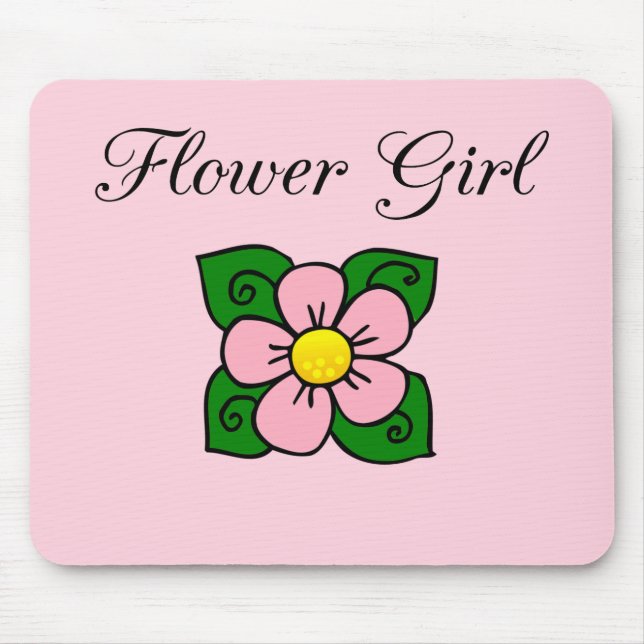 Tapis De Souris Fleur fille (Devant)