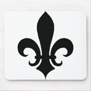 Tapis De Souris Fleur Fleur-De-Lis du Lilly