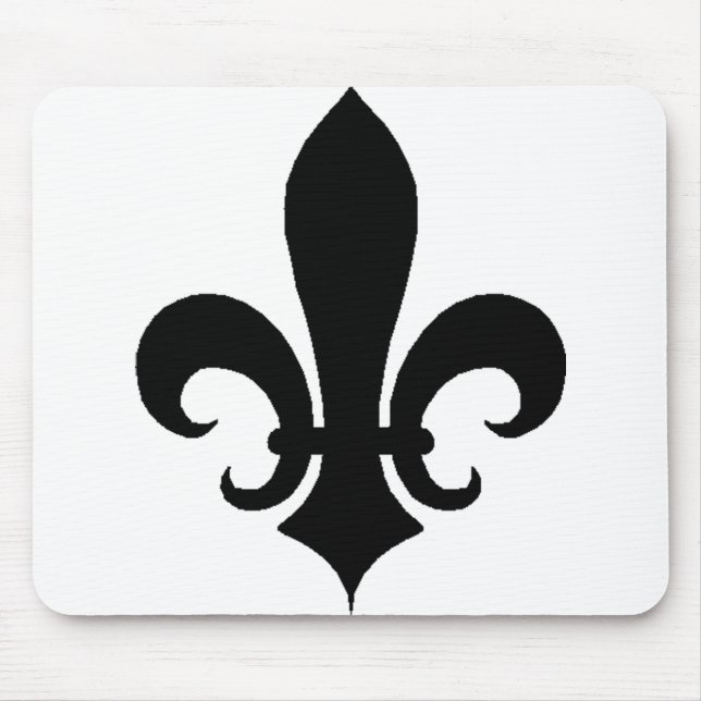 Tapis De Souris Fleur Fleur-De-Lis du Lilly (Devant)