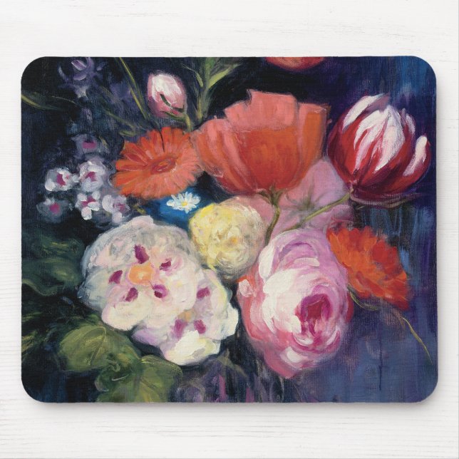 Tapis De Souris Fleur fraîche de ressort de coupe (Devant)