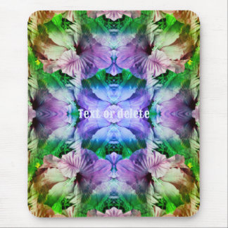 Tapis De Souris Fleur Hibiscus Multiplié Abstrait Personnalisé