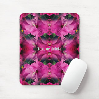 Tapis De Souris Fleur Hibiscus rose Multipliée Personnalisée