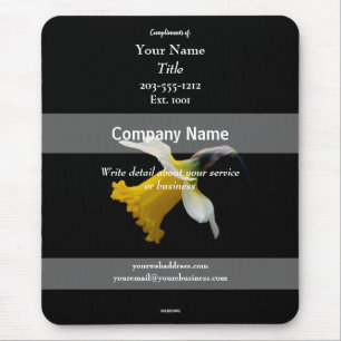 Tapis De Souris Fleur Jaune Mousepad - HAMbyWG