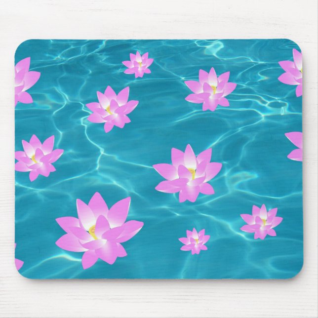 Tapis De Souris Fleur Lotus (Devant)