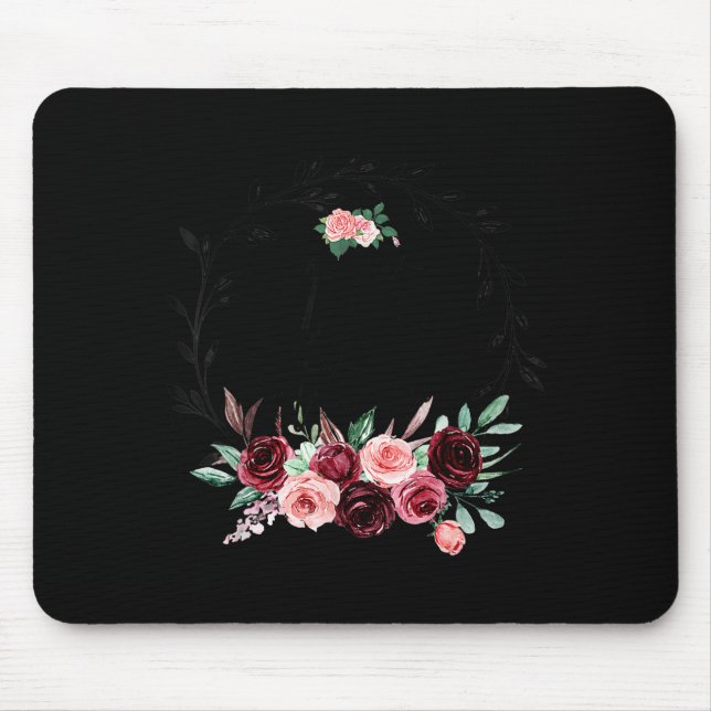 Tapis De Souris Fleur mère de la mariée douche mariage (Devant)