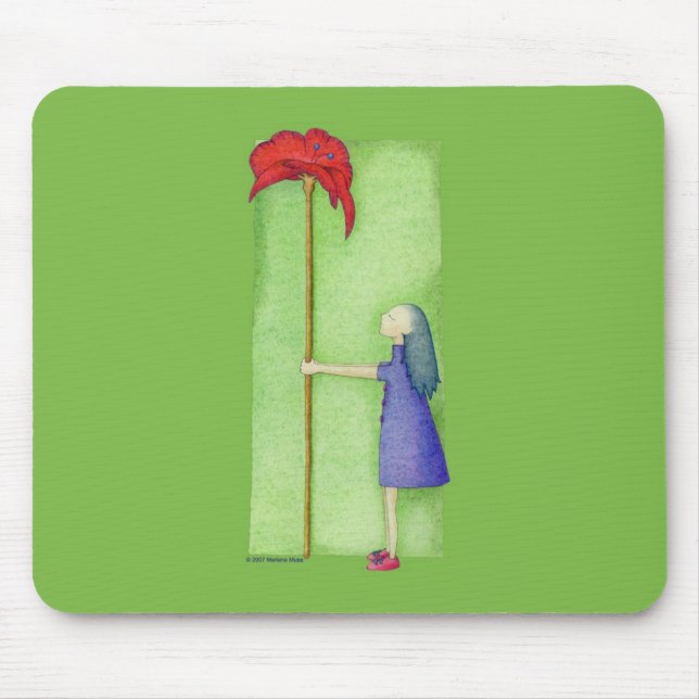 Tapis De Souris Fleur Mousepad (Devant)