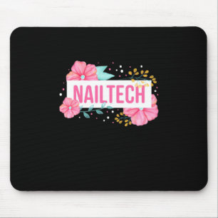 Tapis De Souris Fleur Nail Tech