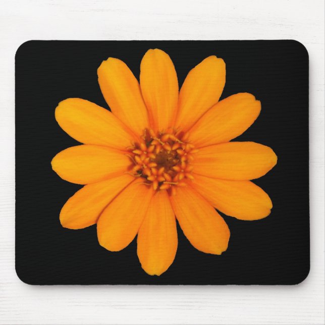 Tapis De Souris Fleur orange (Devant)