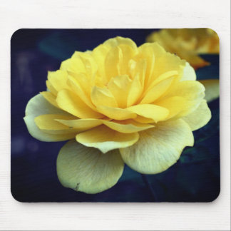 Tapis De Souris Fleur rose jaune