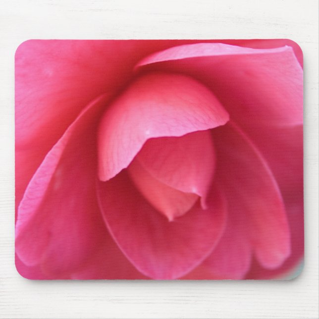 Tapis De Souris Fleur rose Mousepad (Devant)