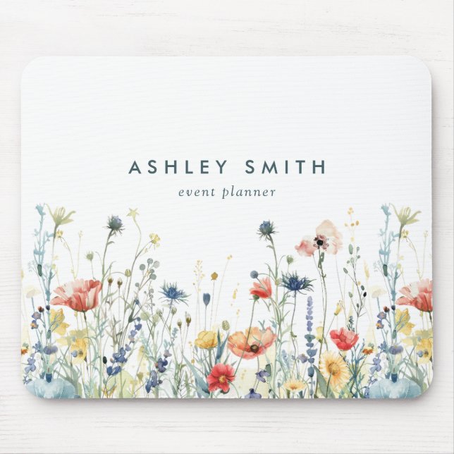 Tapis De Souris Fleur sauvage dynamique (Devant)