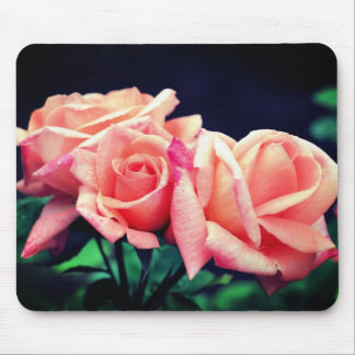 Tapis De Souris Fleur trio Rose