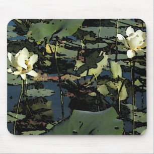 Tapis De Souris Fleurit De Lys D'Eau