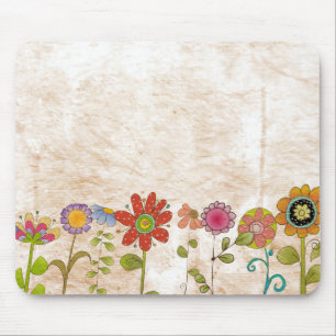 Tapis De Souris Fleurs