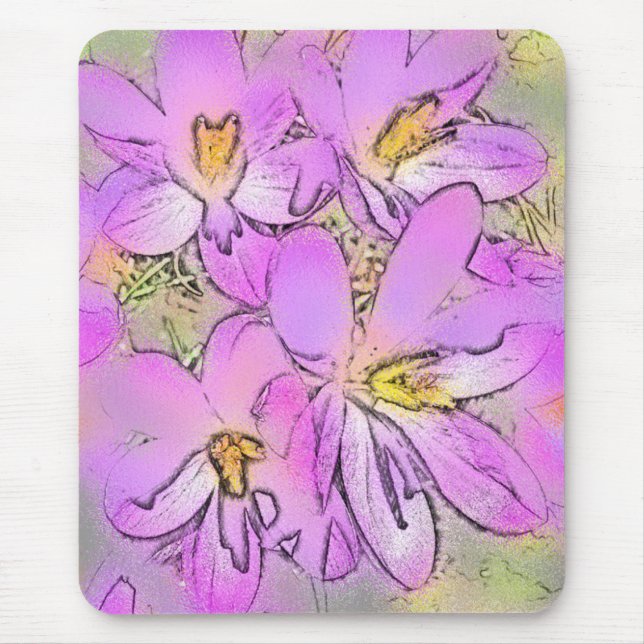 TAPIS DE SOURIS FLEURS (Devant)