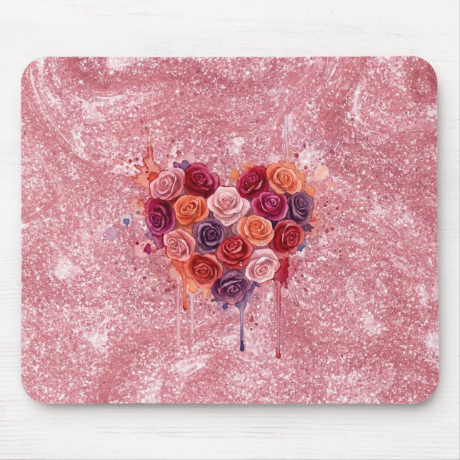 Tapis De Souris Fleurs (Devant)