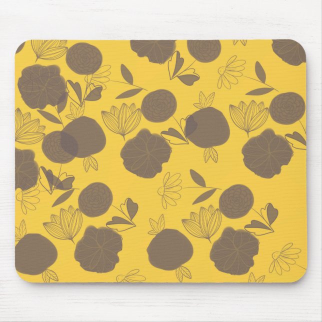 Tapis De Souris Fleurs (Devant)