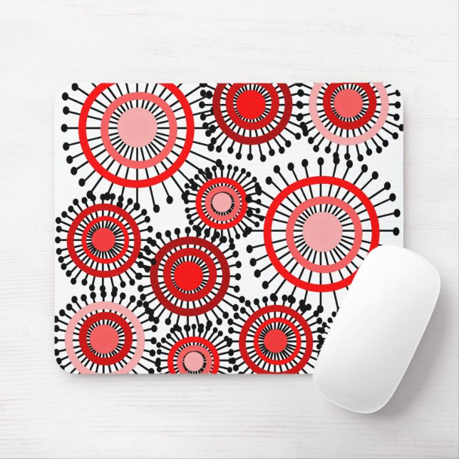 Tapis De Souris Fleurs (Avec souris)