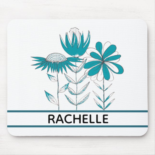 Tapis De Souris Fleurs (Devant)