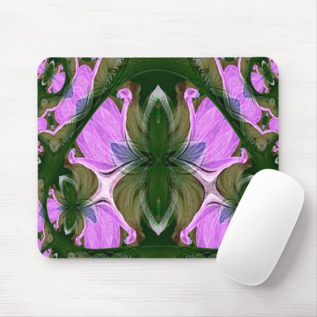 Tapis De Souris Fleurs Aliens...... (Avec souris)