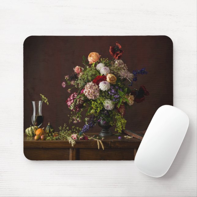 Tapis De Souris Fleurs | Arrangement floral (Avec souris)