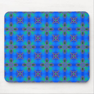 Tapis De Souris Fleurs Artdeco dans le style rétro