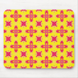 Tapis De Souris Fleurs Artdeco dans le style rétro
