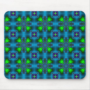 Tapis De Souris Fleurs Artdeco dans le style rétro