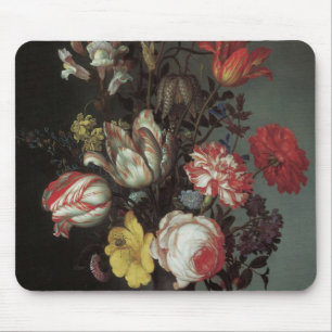 Tapis De Souris Fleurs baroques vintages par Balthasar van der Ast