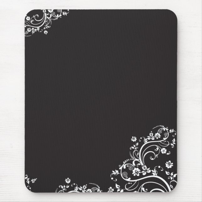 Tapis De Souris Fleurs blanches (Devant)