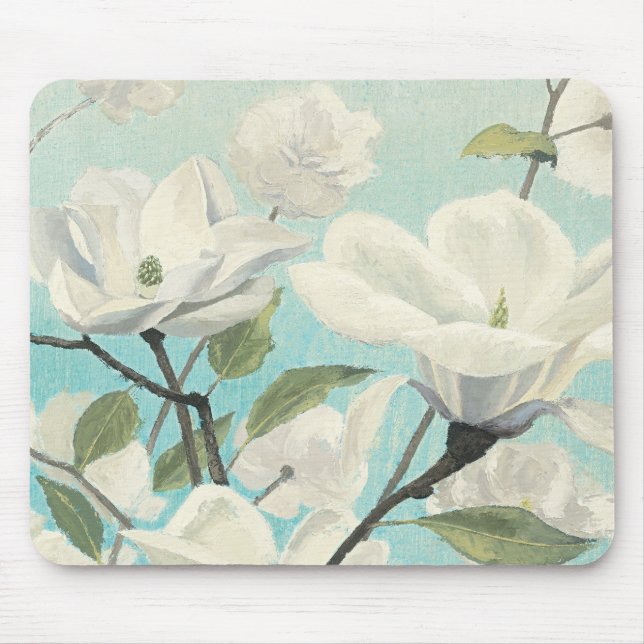 Tapis De Souris Fleurs blanches des sud (Devant)