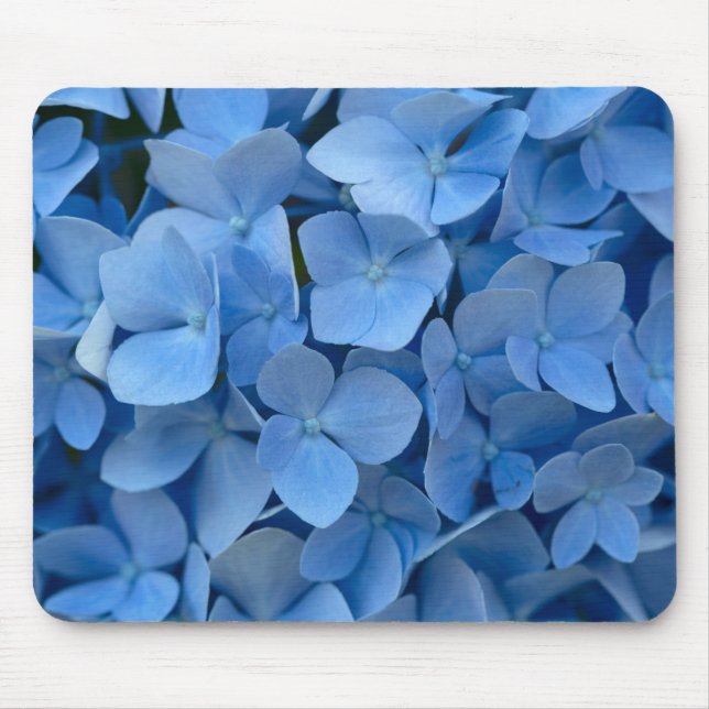 Tapis De Souris fleurs bleues (Devant)