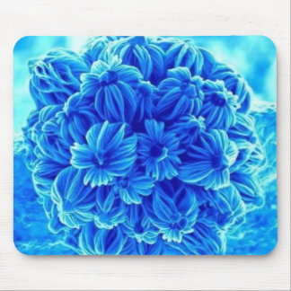 Tapis De Souris Fleurs bleues