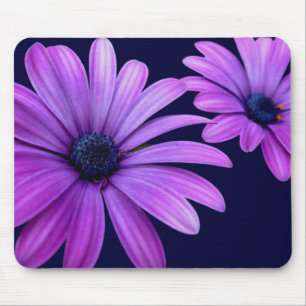Tapis De Souris Fleurs Bleues Mousepad Daisy Daisy Cadeaux Ordinat