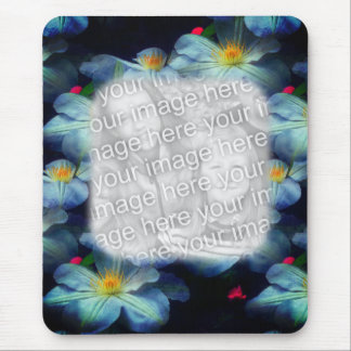 Tapis De Souris Fleurs Clematis Blanches Votre Cadre Photo