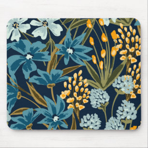 Tapis De Souris Fleurs colorées Aquarelle tendance