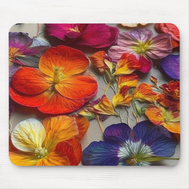 Tapis De Souris Fleurs d'art (Devant)