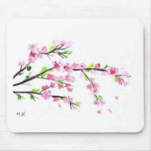 Tapis De Souris Fleurs de cerisiers