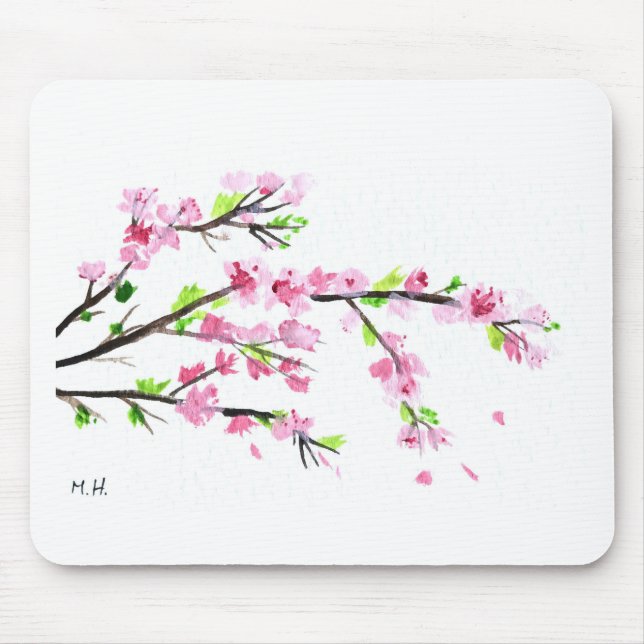 Tapis De Souris Fleurs de cerisiers (Devant)