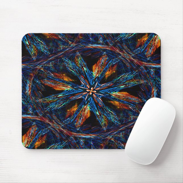 Tapis De Souris Fleurs de feu..... (Avec souris)