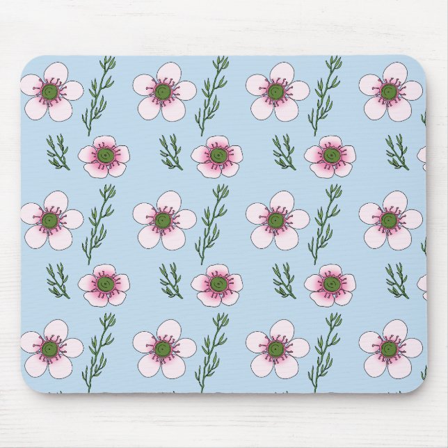 Tapis De Souris Fleurs de Manuka (Devant)
